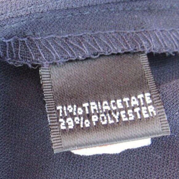 Modest Black Skirt Full Length Back Side Slit Ellen Tracy Christian Jewish VTG - Picture 5 of 7